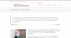 Desktop Screenshot of anwalt-ms.de
